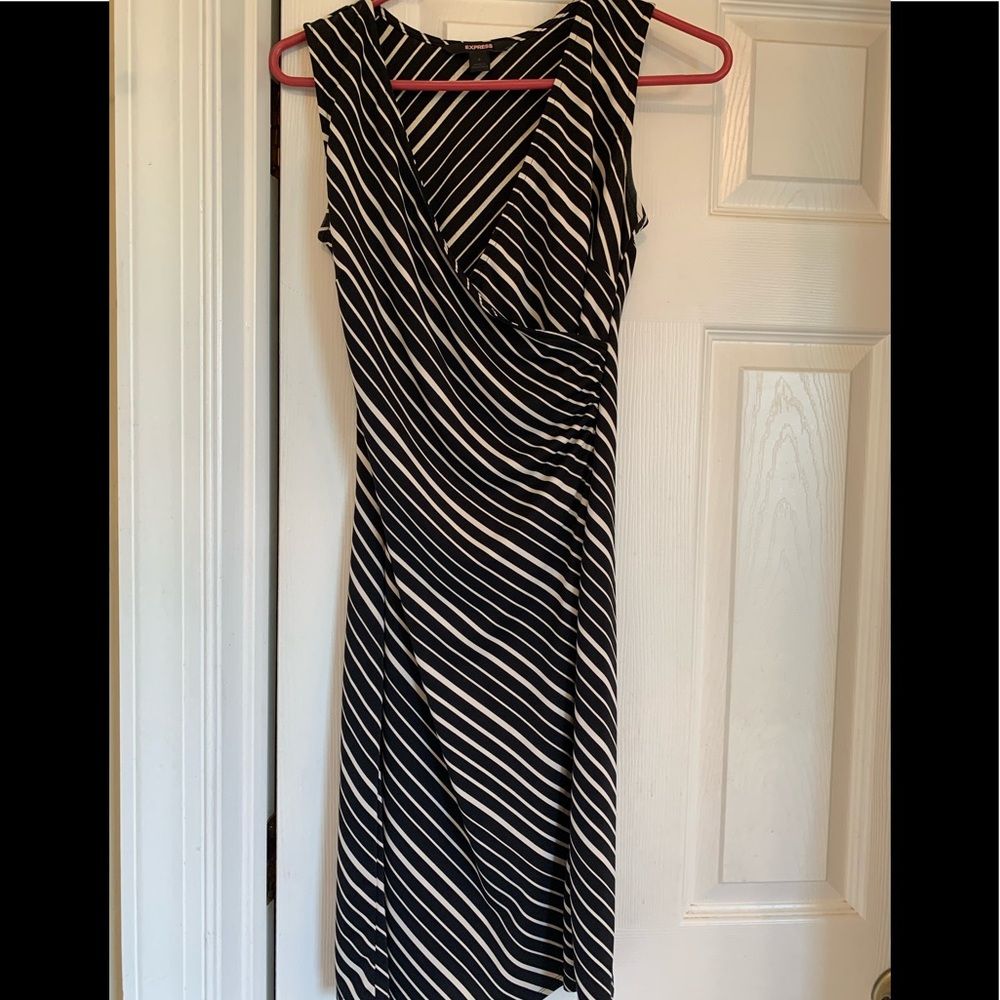 Faux wrap dress
